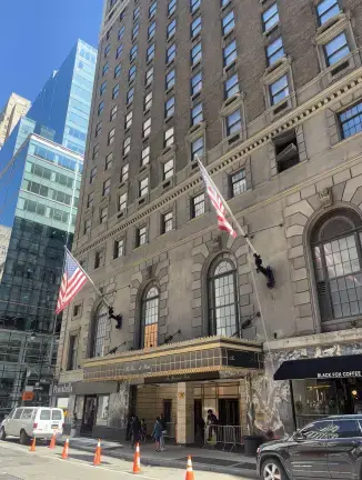 The Roosevelt Hotel, once the dubbed “the new Ellis Island” when it was the primary migrant check in center, is now deserted aside from ground floor retail outlets.