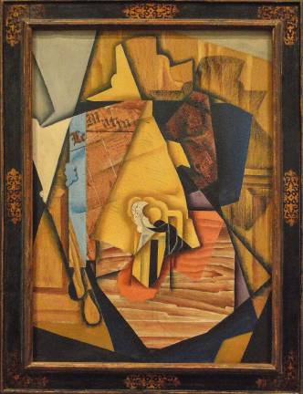 Juan Gris's Cubist masterpiece "The Man at the Café" started a 13-year artistic journey for Joseph Cornell. Photo: Adel Gorgy