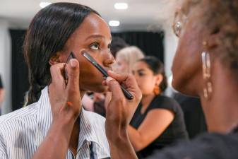 Makeup for Chiara Boni NYFW show, Sept. 7, 2019