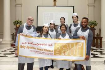 Holy Apostles Soup Kitchen volunteers. Photo courtesy of Holy Apostles Soup Kitchen