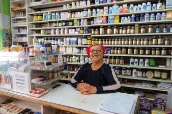 Maria Niculsenku has been working in the store for 22 years.
