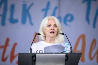 Cynthia Germanotta, co-founder with her daughter, Lady Gaga, of the Born This Way Foundation, will speak as WHO's ambassador for mental health.