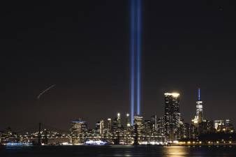 Memorial Lights, Sept. 11, 2020. Photo: Florin C, via Flickr