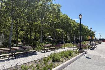 The first phase of the $200 million Battery Coastal Resilience Project, which will elevate the park’s wharf, has been completed.