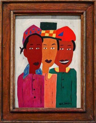 “Children” by William H. Johnson, from 1931, is the earliest work in the exhibition “Studio Visit: Selected Gifts from Agnes Gund.” Photo: Adel Gorgy