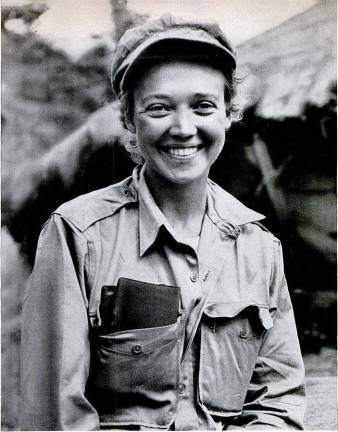 Legendary war correspondent Marguerite “Maggie” Higgins, whose career stretched from WWII to the Vietnam War, is the subject of new bio “Fierce Ambition” by Jennet Conant. Photo: Carl Mydans, Wikimedia Commons.