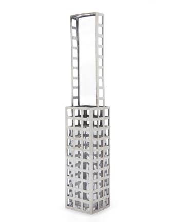 Josef Hoffmann (1870-1956) Flower basket, 1905. Execution: Wiener Werksta¨tte. Silver; glass insert. Neue Galerie New York. Gift of Harry C Sigman