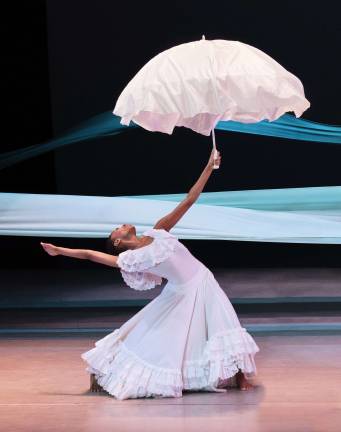 Jacqueline Green in Alvin Ailey’s “Revelations.” Photo: Paul Kolnik
