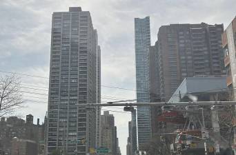 Congestion pricing tolls on Second Ave. and E. 60th St.–and all tolls charging (most) vehicles $9 to enter lower Manhattan during peak hours–remain operational, despite the Trump administration seeking to force Gov. Hochul and the MTA to turn them off on April 20.