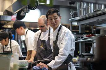 Chef Sungchul Shim is hands on owner at Gui Steakhouse in the Theater District. It’s his fifth restaurant in the city.