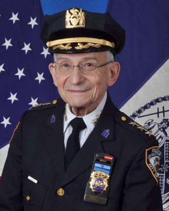 Rabbi Alvin Kass, the chief chaplain of the NYPD and spiritual director of the 3,000-member NYPD Shomrim Society. Photo courtesy of NYPD