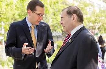 Many think NYS Assembly member Michal Lasher (left) would be the candidate Rep. Jerry Nadler would be most likely to endorse as his successor, after the veteran Conngressman said he would not seek reelection in 2026.