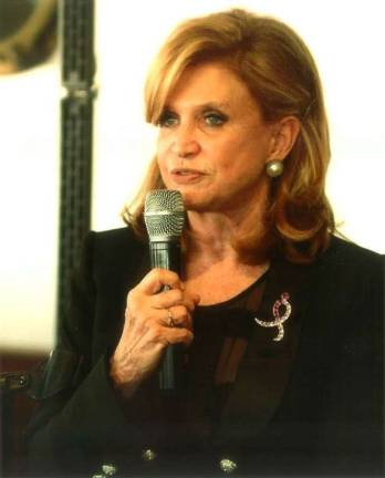 Congresswoman Carolyn Maloney "swears by green drinks." Photo: Carolyn B. Maloney