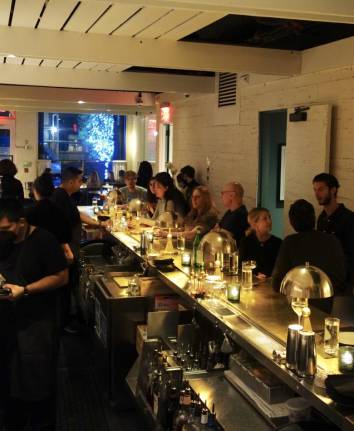 A full bar at the Art of Apertivo. Photo: Deborah Fenker