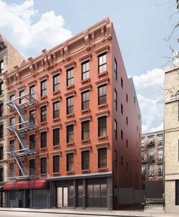 A developer, represented by an LLC, had hoped to build condominiums at 139 Thompson St. (rendered above).