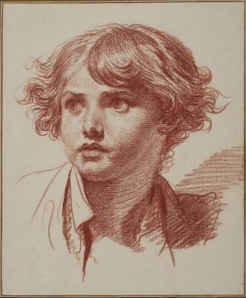 “Head of a Boy,” by Jean-Baptiste Greuze. Photo: Joseph Coscia Jr.