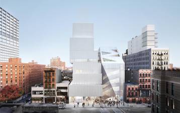 On March 21<sup>st</sup>, the 50-year-old New Museum, which has long been a home for a local community of artists, neighbors, and partner organizations across the Bowery and the Lower East Side, will reopen, revealing its 60,000 square foot building expansion and its inaugural exhibition, <i>New Humans: Memories of the Future.</i>
