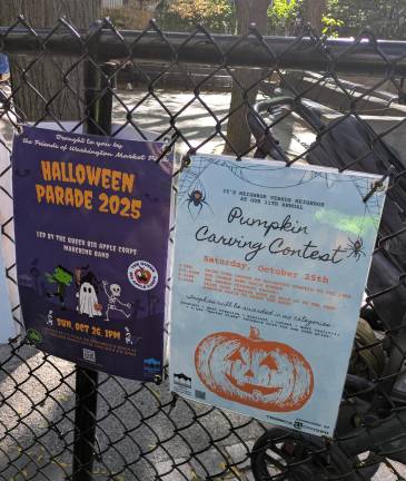 Boo! Halloween events upcoming at Washington Market Park.
