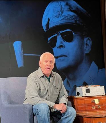 <b>John Rubinstein plays Dwight Eisenhower in a one man play, “Eisenhower: This Piece of Ground” opening June 13th.</b> Photo: Theater at St. Clements