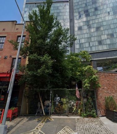 The vacant site at 51 Little W. 12th St. as it exists today.