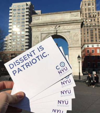 Photo courtesy College Democrats at NYU, via Facebook