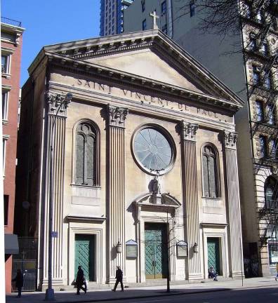 St. Vincent de Paul Church on West 23rd Street, once a significant marker for the city's African-American community, before it was shuttered in 2013 by the Archdiocese of New York. The church, among the vestiges of significant cultural institutions in the neighborhood, has since been purchased by a hotel developer. Photo: via Wikimedia Commons