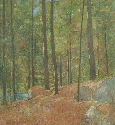 “Pine Woods,” by Emil Carsen. Photo courtesy of Salmagundi Club