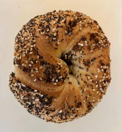 Asked which type of bagel they would want to be stranded on a desert island with, most respondents to a recent survey picked the everything bagel.