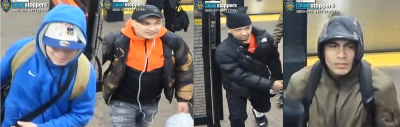 They take the A train . . . to rob a man near Spring Street. April 1.
