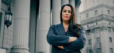<b>Allison Greenfield, who has been in the news after drawing attacks from former president Donald Trump, could be headed toward a civil court judgeship. She is currently the principal law clerk for Judge Arthur Engoron who is overseeing the civil fraud trial of Trump brought by Attorney General Letittia James.</b> Photo: Cody Cutter