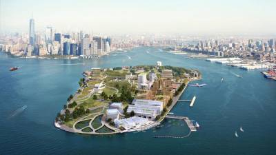 Overall Vision for Governors Island. Rendering: WXY architecture + urban design/bloomimages