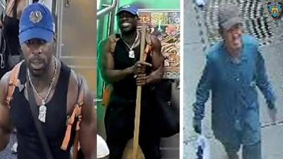 Downtown subway crime suspects: wanted for assault (left); forcible touching.