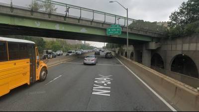 Henry Hudson Parkway near West 145th Street, August 2023.