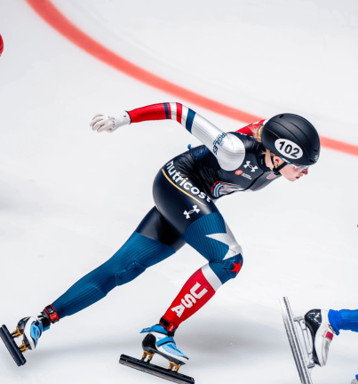 Speedskater Kamryn Lute , a native of Tudor City, was the only New Yorker on Team USA in the Winter Olympics.
