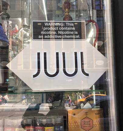 Juul is the best known of the e-cigarette brands.
