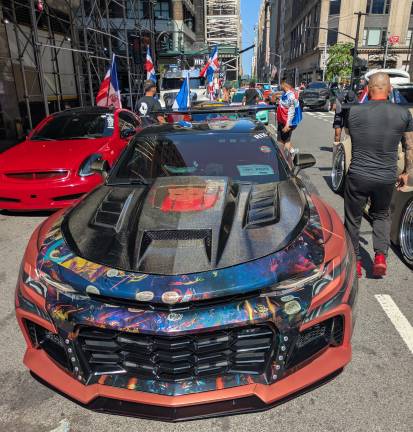 Custom cars getting ready to roll.