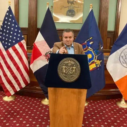 Jason Murillo, aka DJ Loudmouth, the Republican standard bearer in CD2, wants to save NYCHA housing, where he grew up, and “re-fund the police.”