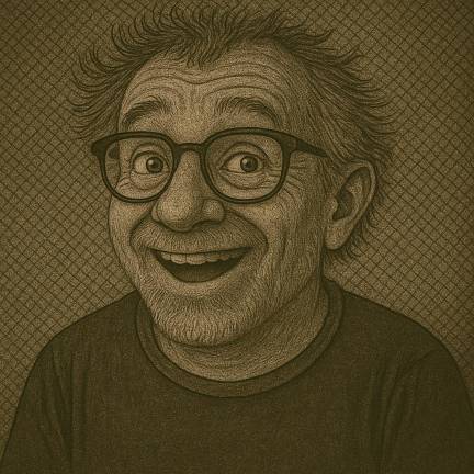 Matt Twomey’s illustration of his alter ego, Artie Smarty, was created by the author and ChatGPT.