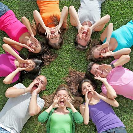 Aside from a chance to work with lots of other young people in your first serious foray into a summer job, it is well known that acting silly is considered a plus for camp counselors. Photo: Bigstock