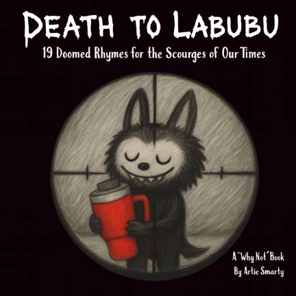 Seizing on the viral doll, Twomey wanted to do something a bit edgier. Says the author: “So it’s a dark kind of fun, but I hope it connects with people on that level.”