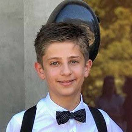 Ian Maloney, 13, won a chance to perform in the 92Y School of Music concerto competition. Photo courtesy of 92Y