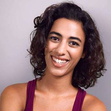Comedian and actor Leanne Velednitsky is currently appearing Off Broadway in “Puffs,” at New World Stages. Photo: Courtesy of Leanne Velednitsky