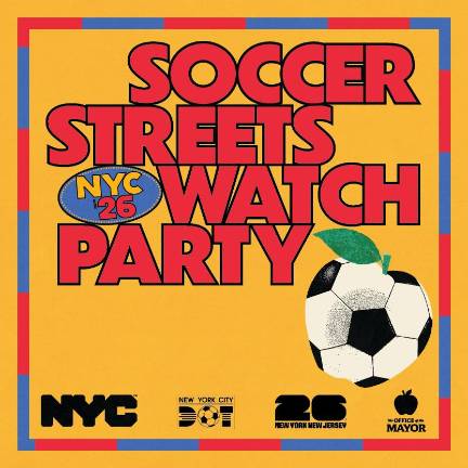 NYC Mayor Zohran Mamdani and NYC DOT announced two new FIFA World Cup watch parties taking place in Manhattan as part of efforts to create opportunities for New Yorkers to enjoy the games together.