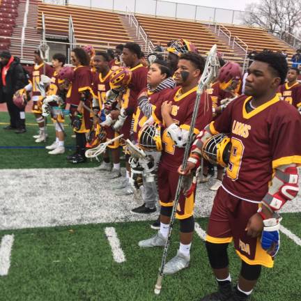 The Frederick Douglass Academy Lions. Photo: Stephan Russo