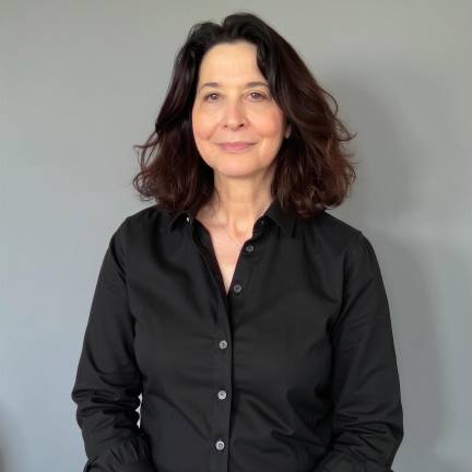 Playwright Debbie Goodstein is an award-winning filmmaker who recently turned to theater. She is a graduate of Brown University and holds an MFA from Columbia University.