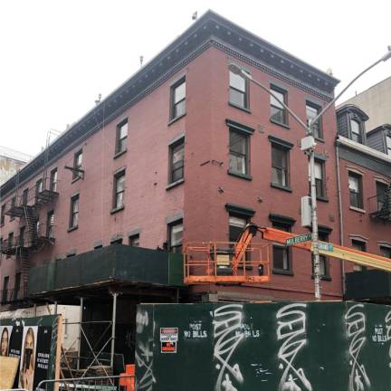 The building at the corner of Grand St. and Mulberry St. in Little Italy had housed the Alleva Dairy story for 130 years until the shop moved last March. Photo: Keith J. Kelly