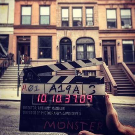 Filming "Monster" on location in New York City. Photo: ToniK Productions