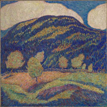 Marsden Hartley (American, 1877-1943), "The Silence of High Noon — Midsummer," 1907–08. Oil on canvas, 30 1/2 x 30 1/2 in. (77.5 x 77.5 cm). Collection of Jan T. and Marica Vilcek, Promised Gift to The Vilcek Foundation.