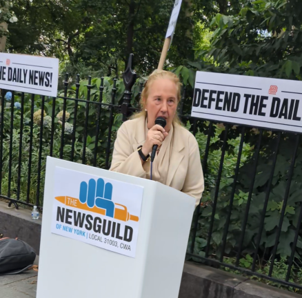 Council Member Gale Brewer praises <i>Daily News</i> staff as “phenomenal!”