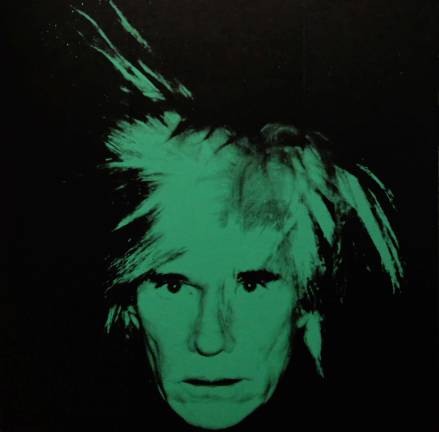 Andy Warhol, "Self-Portrait," 1986, Silkscreened ink and acrylic on canvas, 106 x 106 in. Credit: Adel Gorgy
